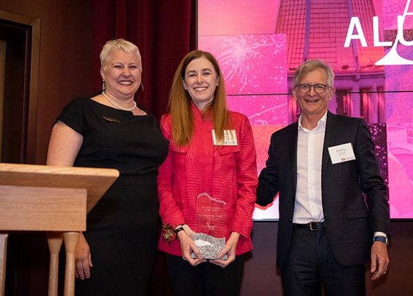 Accountancy Grad Honored on Alumni Weekend