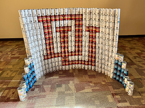 Daniels ‘Canstruction’ Project Fights Hunger and Food Waste