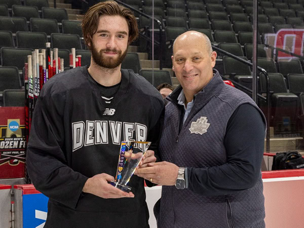 DU Hockey Champion Celebrates Success On and Off the Ice