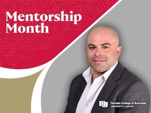 Daniels MBA Alum Returns to Mentor Current Students