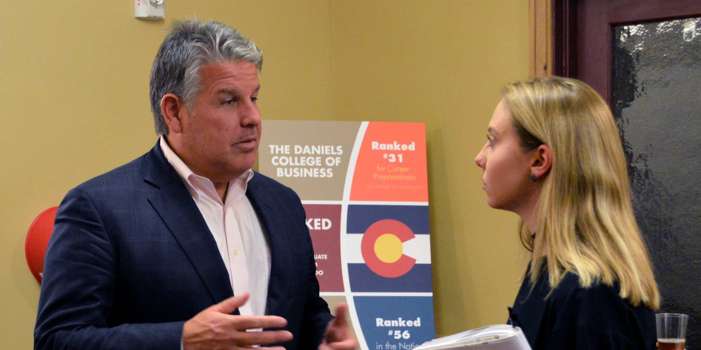 Author and Former Investment Banker William Cohan Shares Advice with Daniels Students