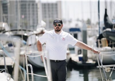 man on sailboat