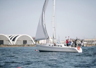 sailboat with people on it