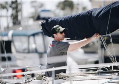 man sailing