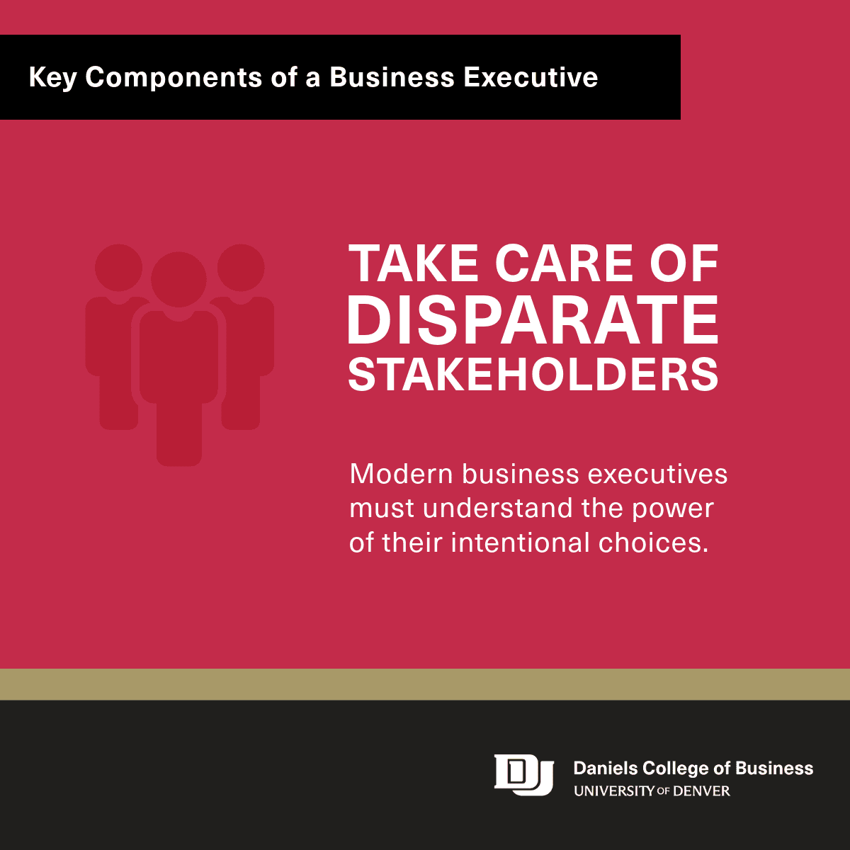 Business Executive Infographic 4: Take Care Of Disparate Stakeholders
