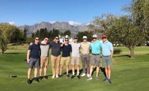 PMBA students at Erinvale golf course