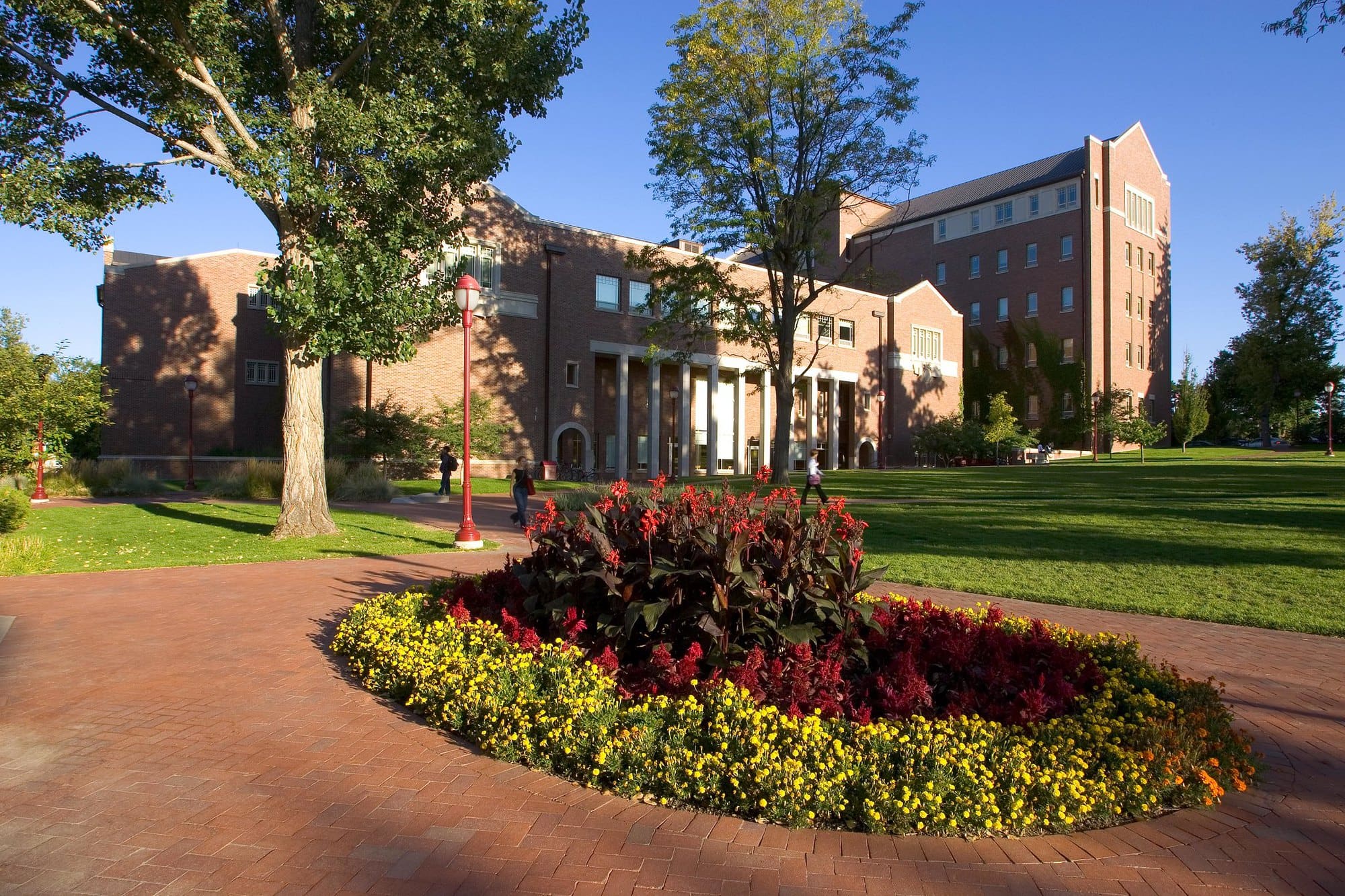 West side of the Daniels College of Business