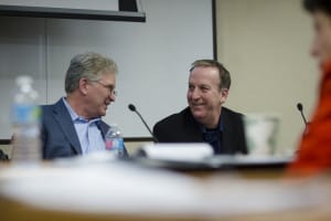 Professor Ron Throupe and Professor Jack Strauss