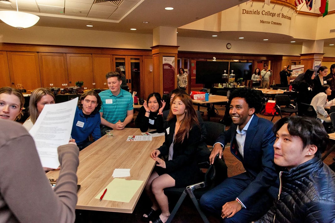 undergraduate students at DU Daniels